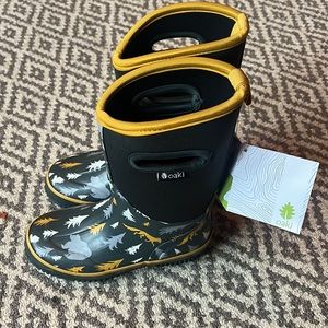 New Oaki Kids Insulated Rain Boots